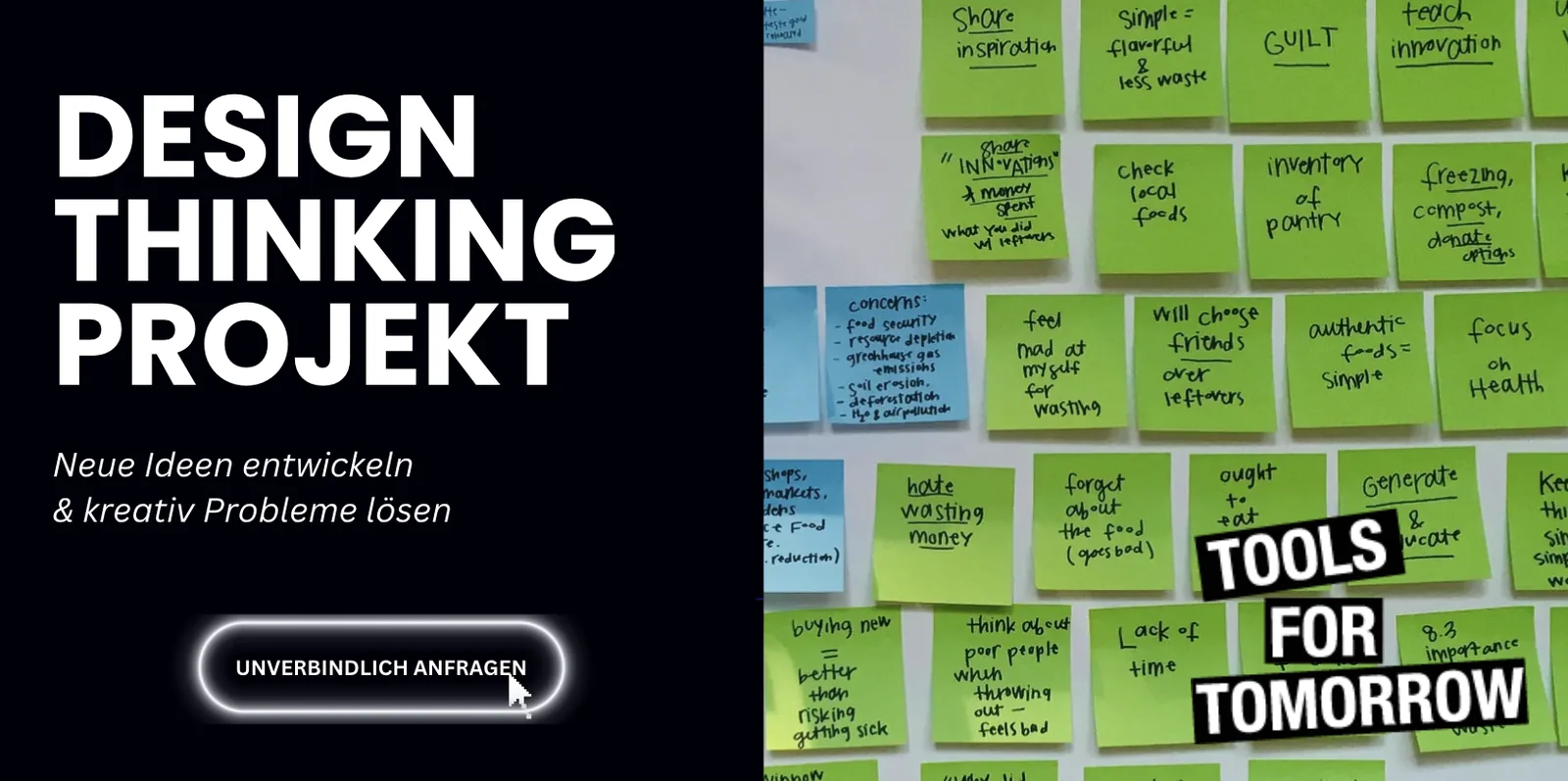 Design Thinking Projekt buchen