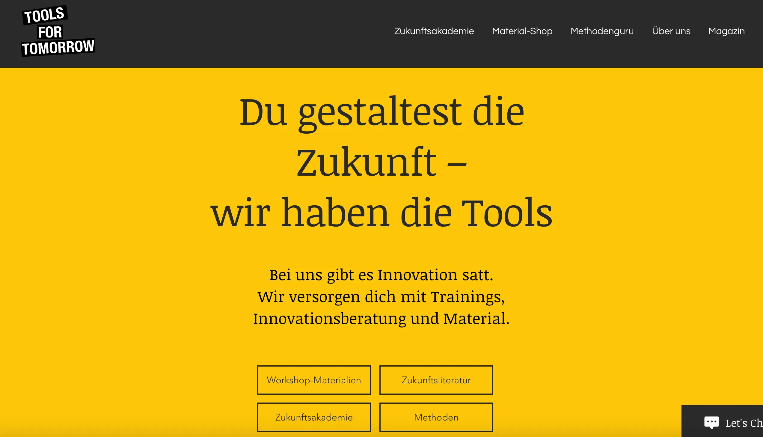 Effectuation Beispiel Tools for Tomorrow und die Kunst der Krise
